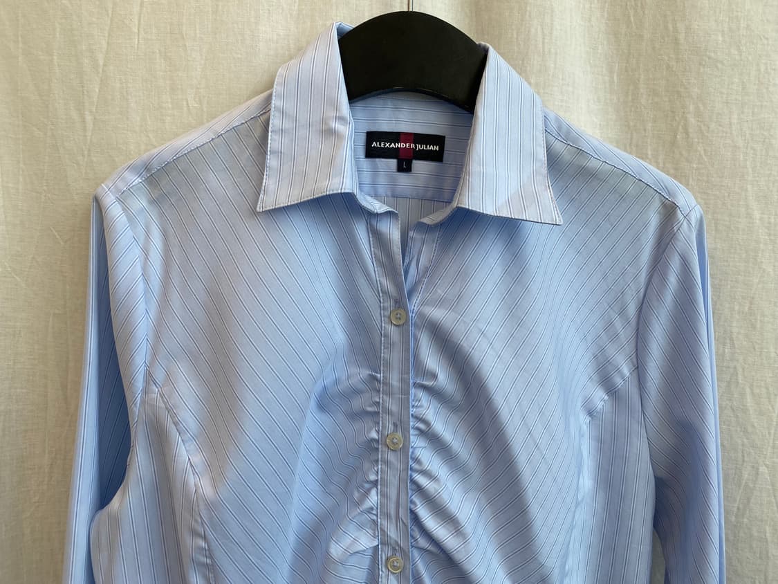 ALEXANDER JULIAN 스트라이프 셔링셔츠(M) 상품이미지4