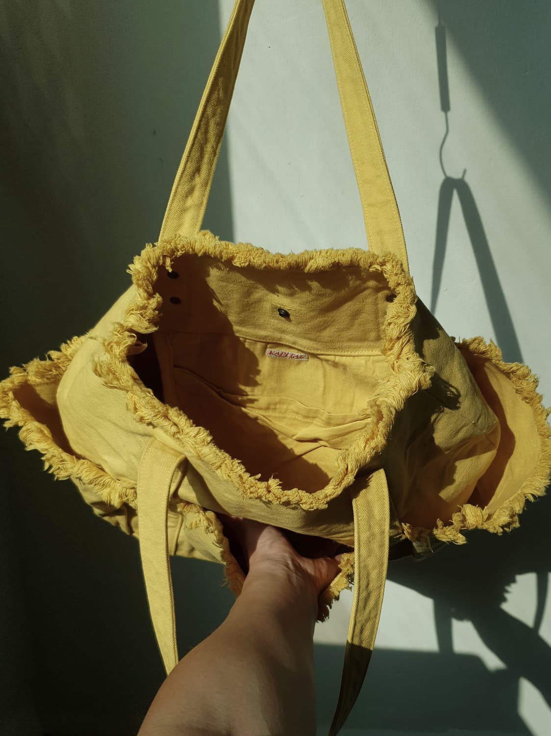 KAPITAL Fringe Canvas Tote Bag 상품이미지8