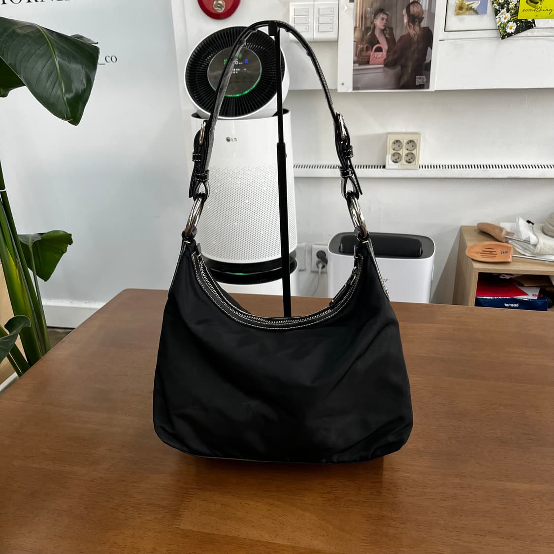 프라다 나일론/레더 호보백 상품이미지6