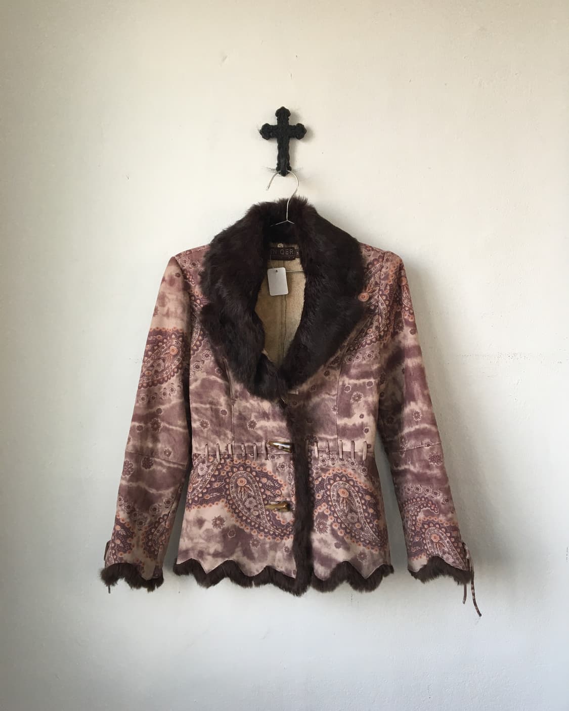 Ornament pattern rabbit fur mustang 상품이미지2