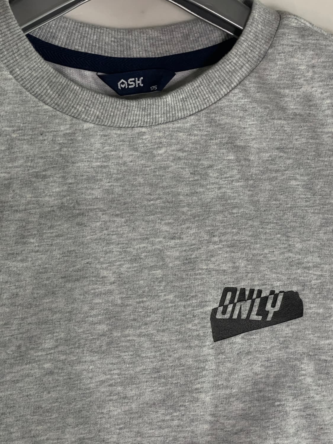 ASK 그레이 회색 맨투맨 상품이미지2