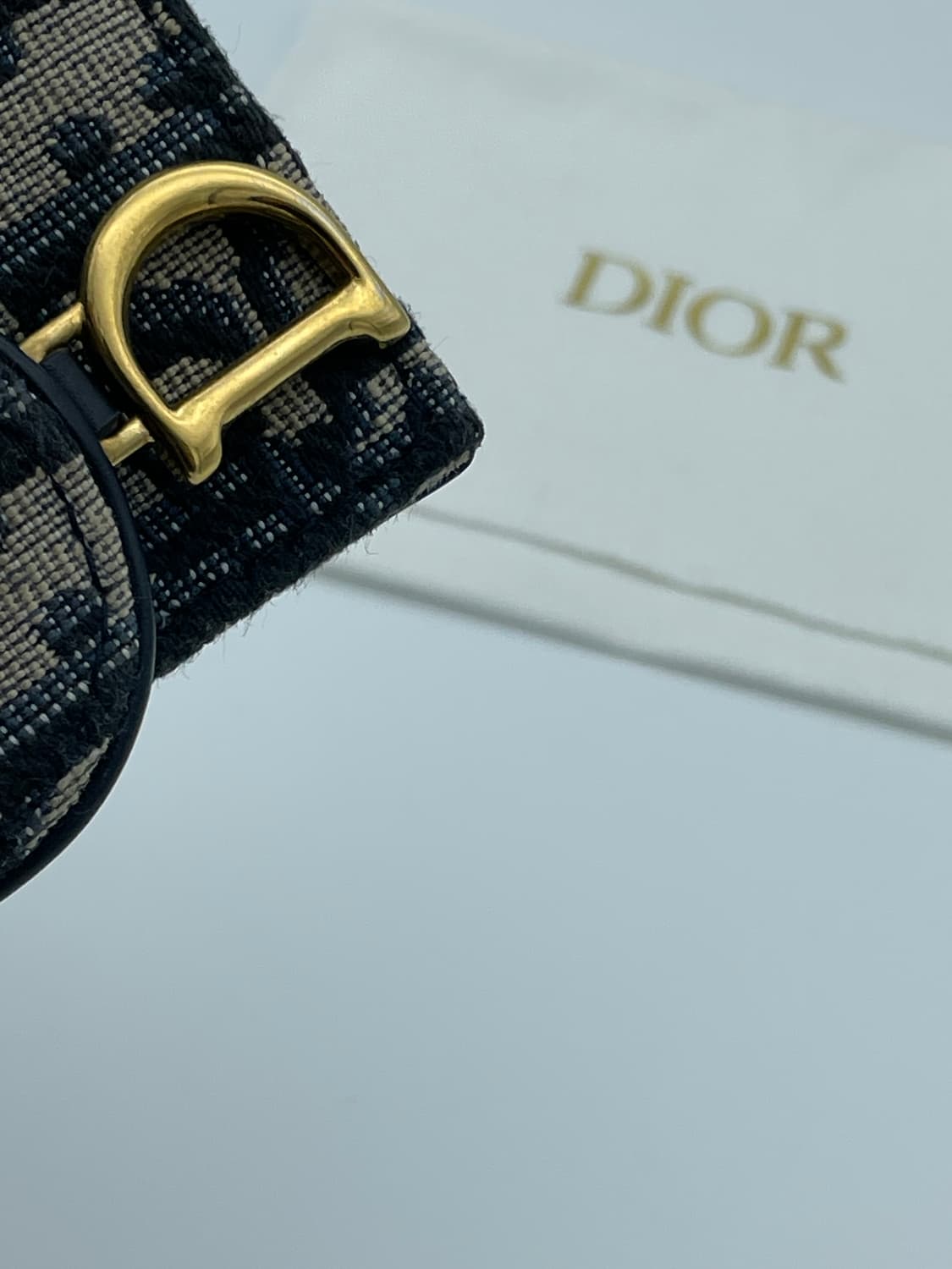 [ 새상품 / 풀구성 ] 디올 오블리크 새들 플랩 카드지갑  상품이미지7