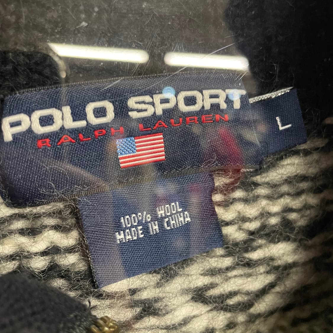 90s 폴로 스포츠 하프집업 니트 상품이미지8