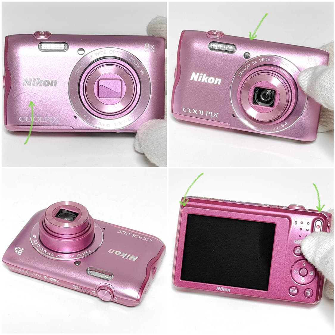 니콘 쿨픽스 A300 (S3700) 핑크 빈티지디카 상품이미지3