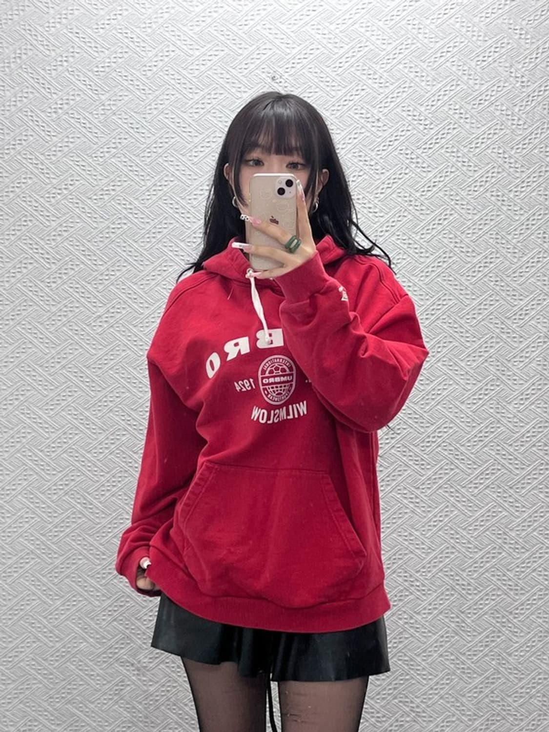 엄브로 올드스쿨 레트로 빈티지 아치로고 후드티 100 C11071 상품이미지1