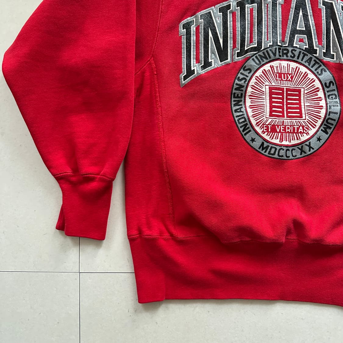 80s USA제 챔피온 리버스위브 인디애나 맨투맨 S 상품이미지4