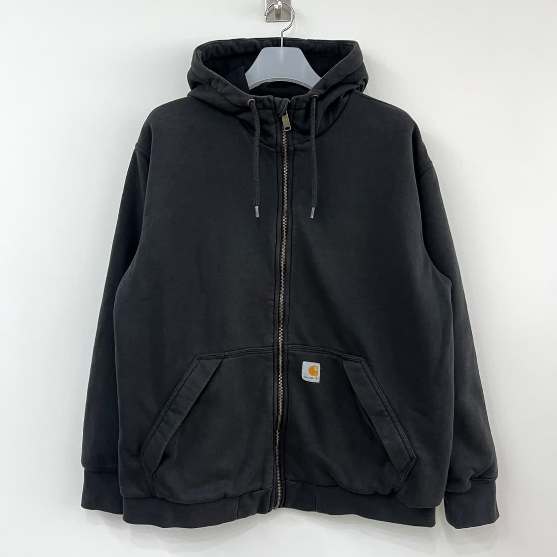 칼하트 써멀 블랙 후드집업 상품이미지2