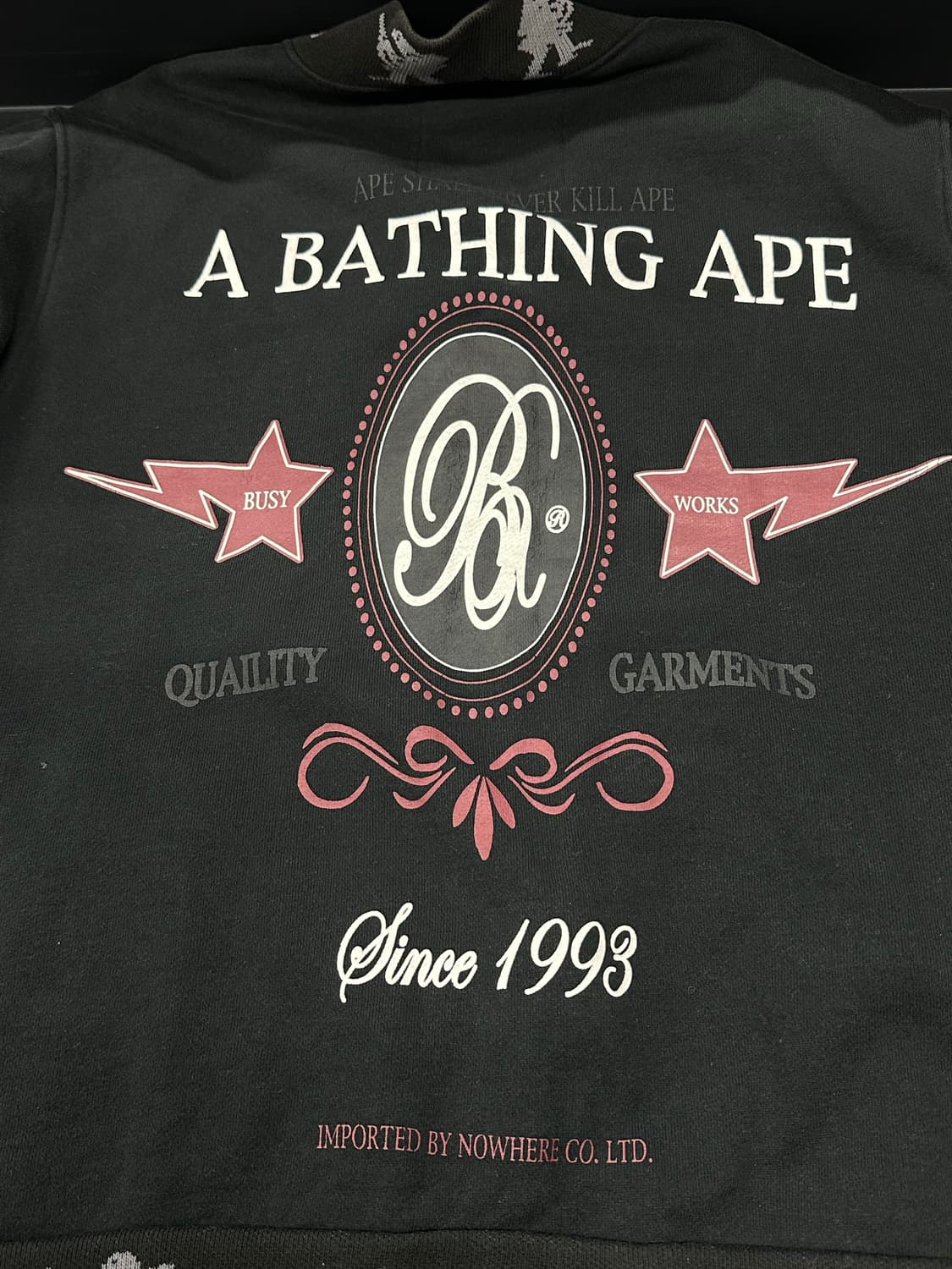 베이프 OG 니고 베이프 mr stash 코튼 바시티 자켓 상품이미지6