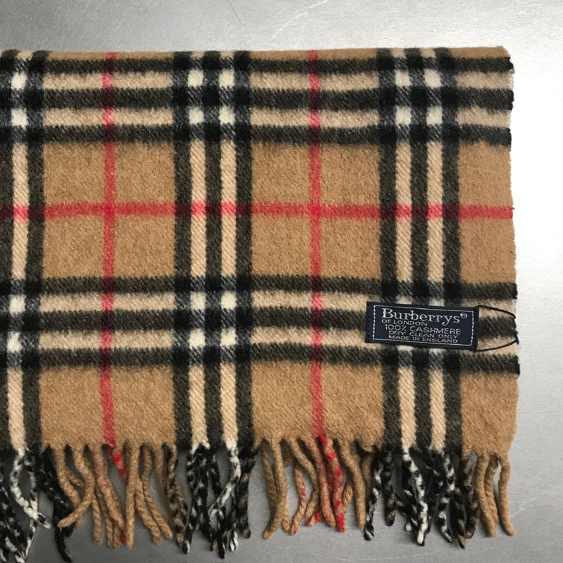 버버리 정품 캐시미어 머플러 베이지 상품이미지3