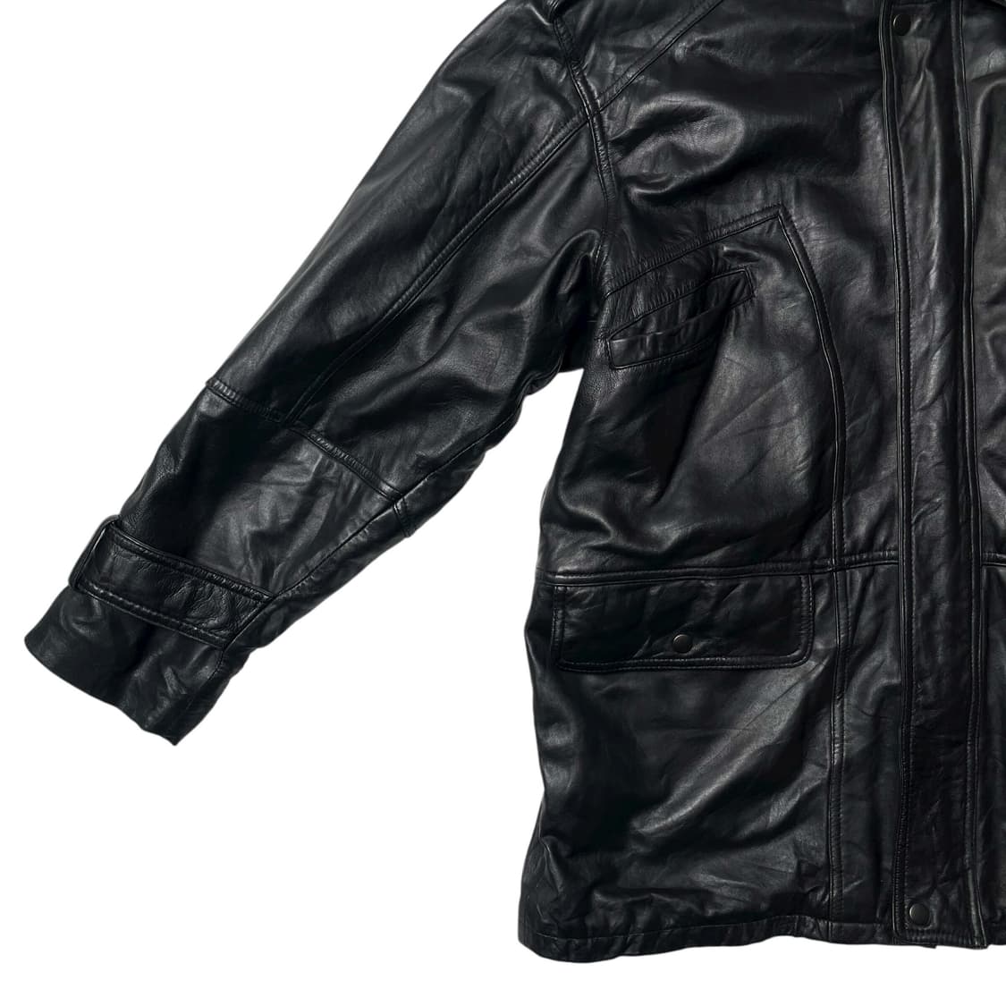 Michael hoban 노스비치레더 코트 상품이미지4