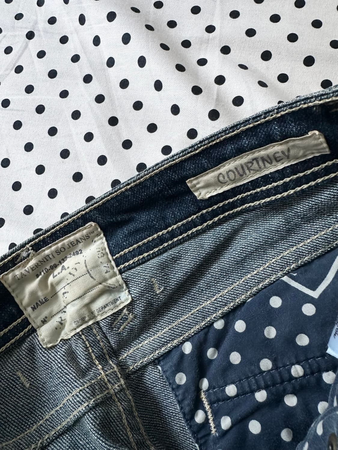 Taverniti So Jeans 로우라이즈 부츠컷 데님팬츠 y2k 상품이미지6