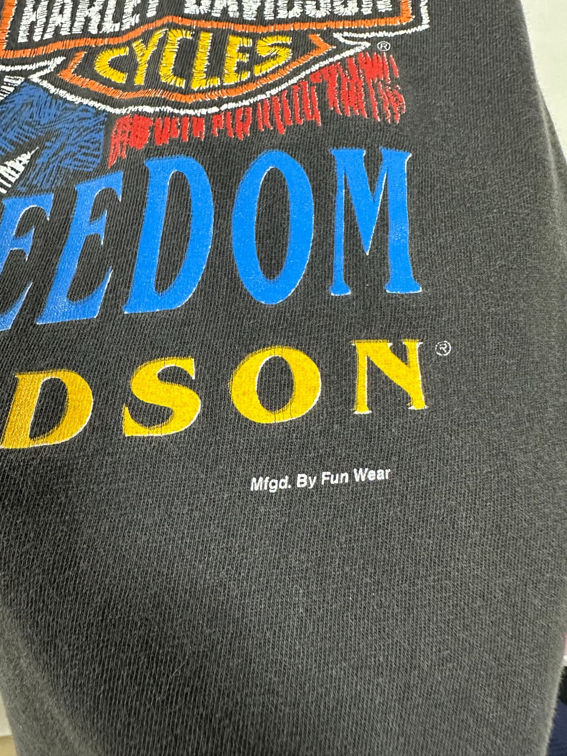 할리데이비슨 90S 프린팅 롱슬리브티 상품이미지3