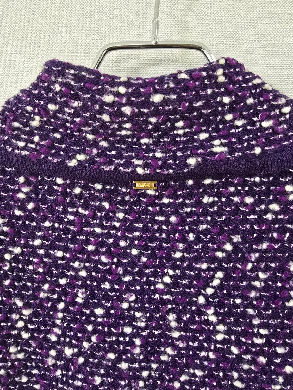 센죤 트위드 니트 베스트 상품이미지7