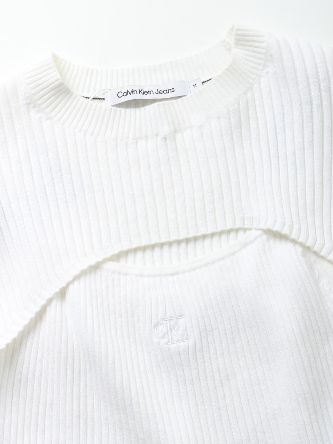 Calvin Klein Ribbed Layered T-shirt 상품이미지3