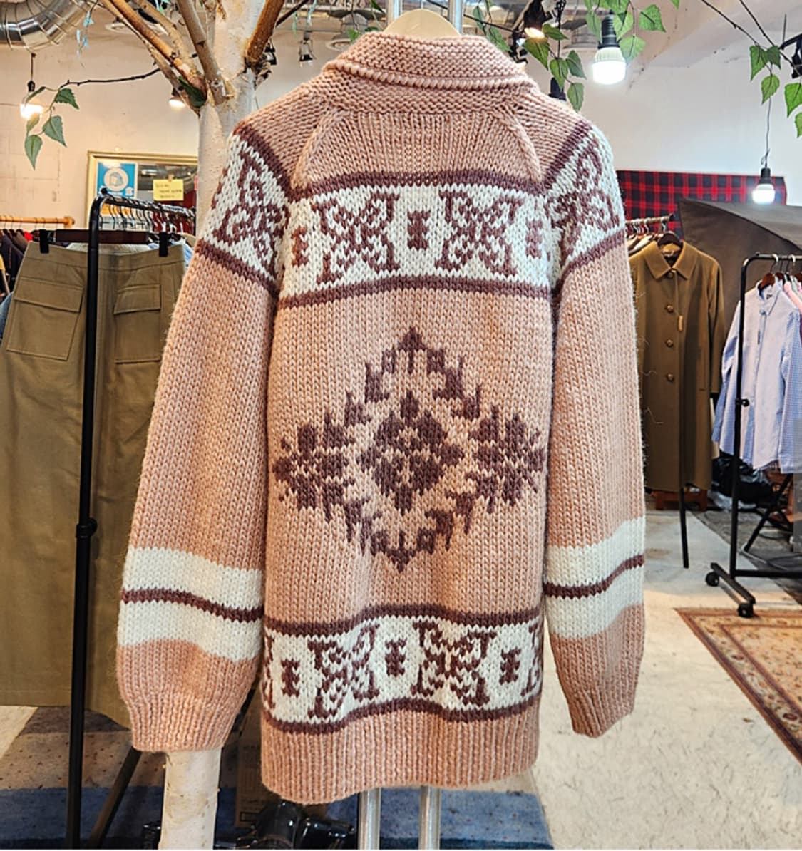 Piko 피코 울 코위찬 빈티지 스웨터 집업 상품이미지6