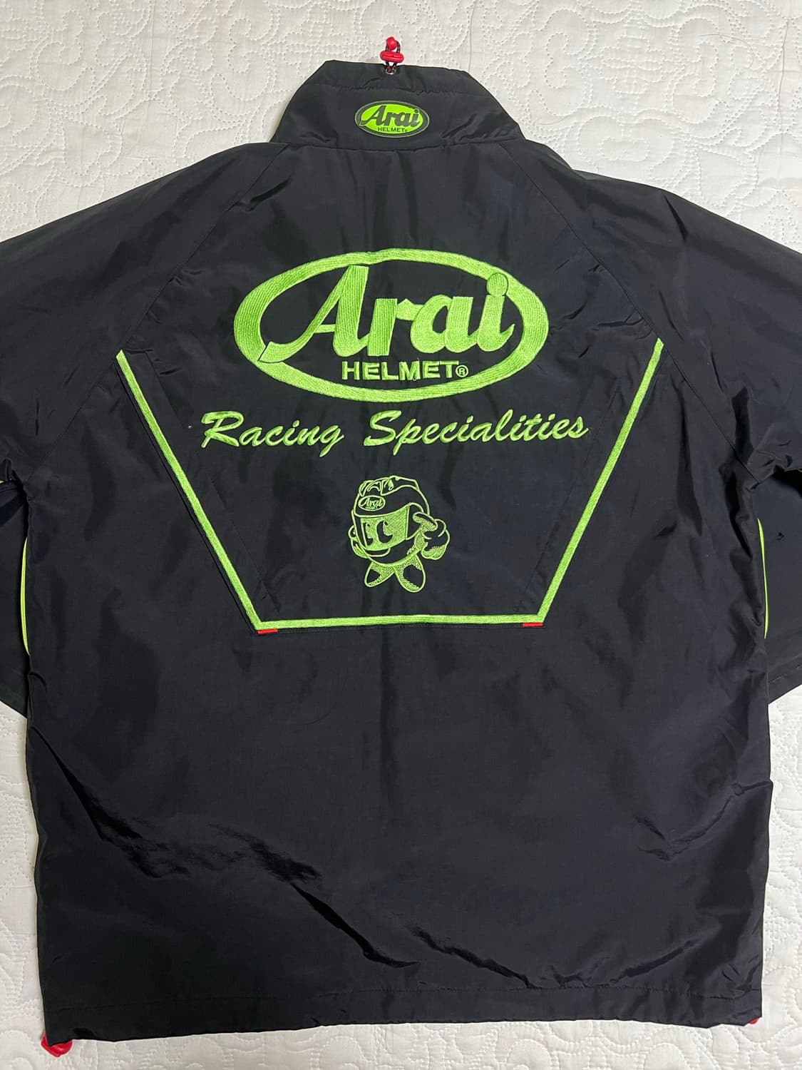 구형 아라이 바람막이 L 블랙네온 검형 상품이미지1