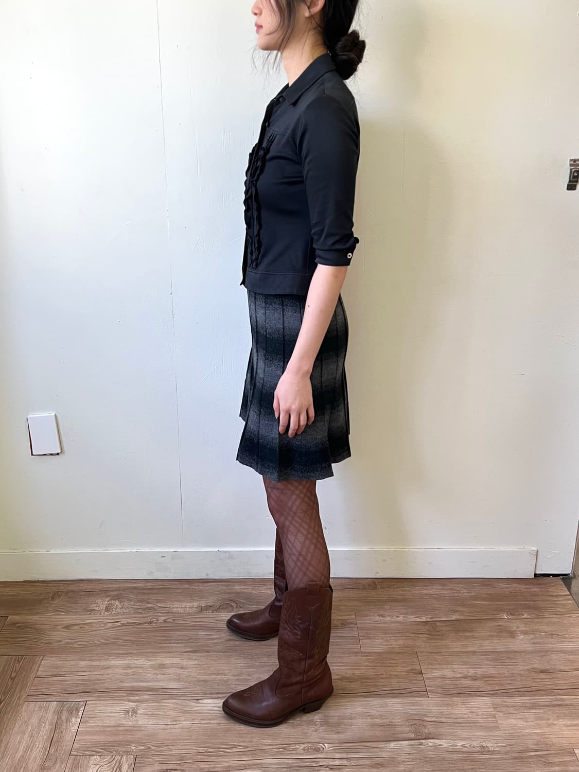 SONIA RYKIEL 그라데이션 울 스커트 상품이미지8