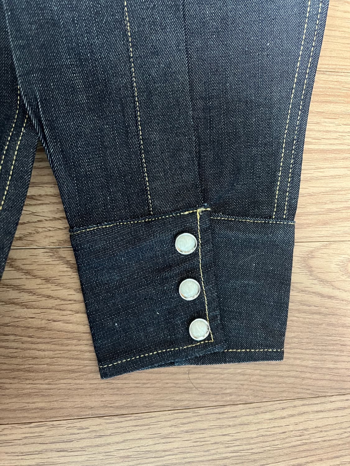 리바이스 빈티지 클로딩 LVC 1955쏘우투스Sawtooth 데님 셔츠  상품이미지5