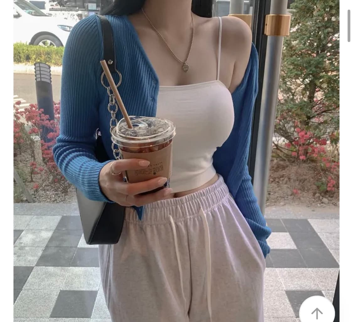 모디무드 골지 가디건 상품이미지3