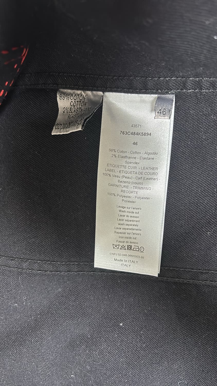 디올옴므 Toru Kamei Foral Patch 데님 트러커 자켓 상품이미지5