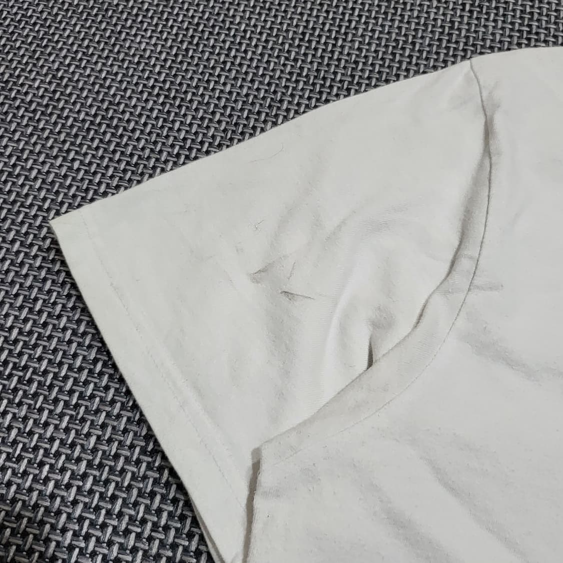 stussy 스투시 베이직 로고 화이트 반팔 티셔츠 (L) 상품이미지6