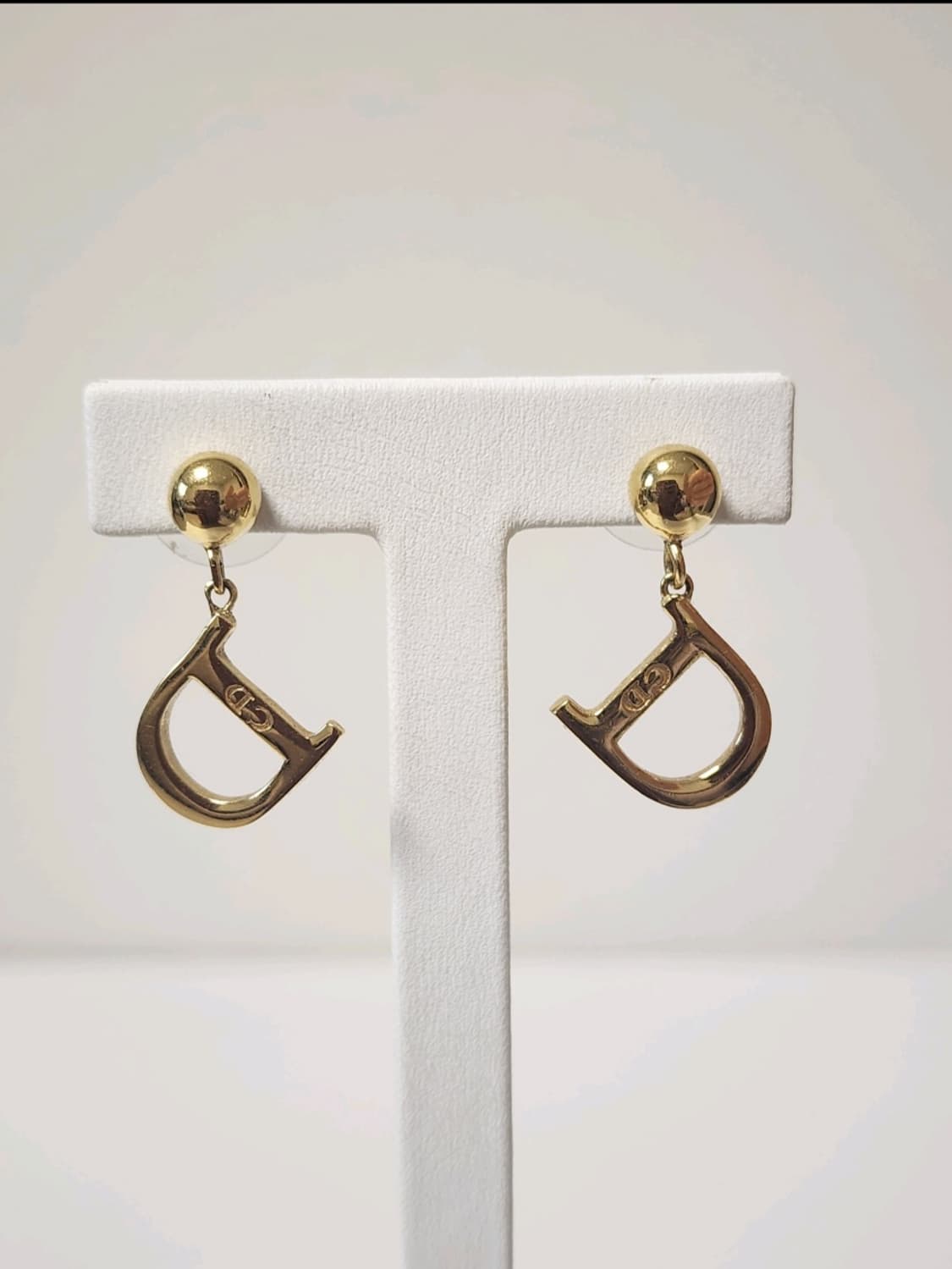 정품 디올 D 장식 골드 귀걸이  상품이미지9