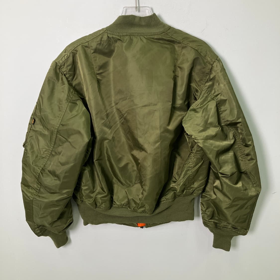 알파인더스트리 카키 ma-1 항공 점퍼 M 상품이미지2
