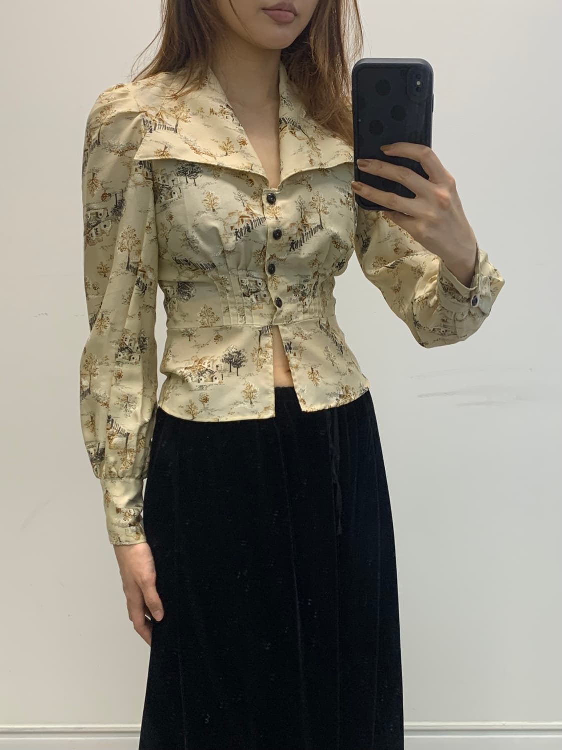 빅카라 퍼프 블라우스 상품이미지6