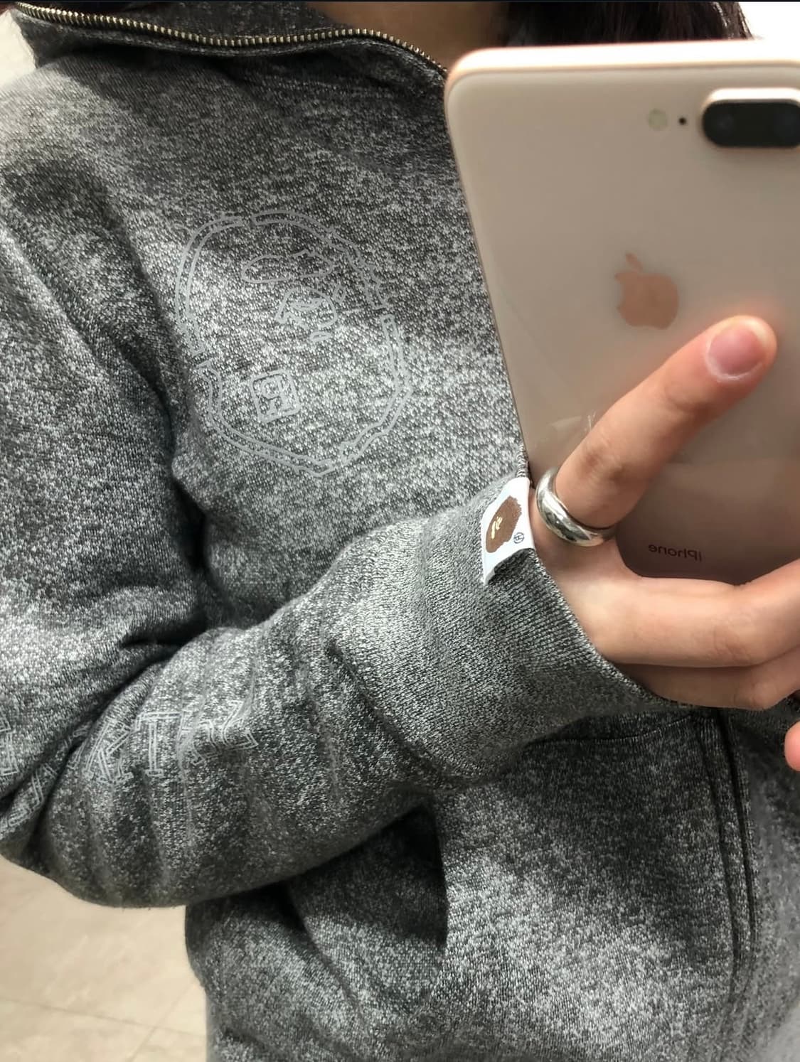 베이프 무난딱 투웨이 후드집업 상품이미지1