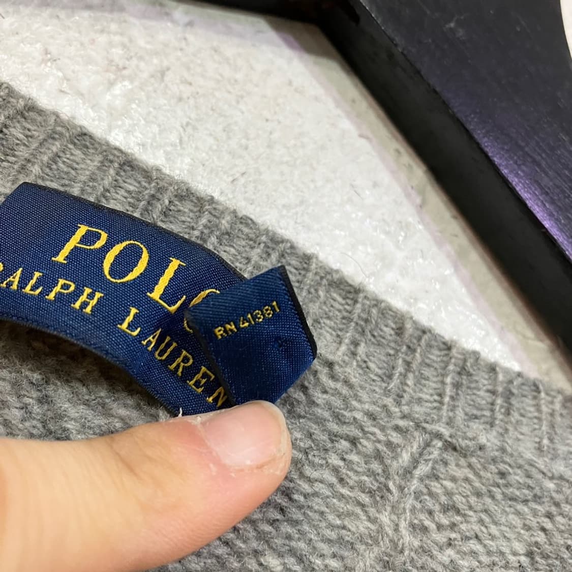 폴로 랄프로렌 꽈배기 니트 상품이미지6
