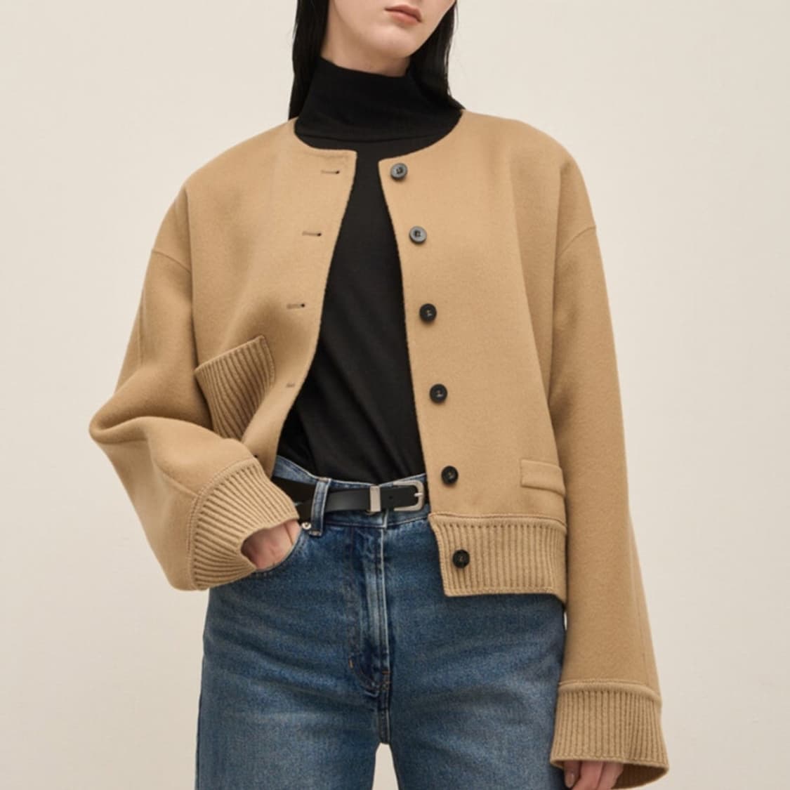 시스템 24 캐시미어 블렌드 자켓 상품이미지1