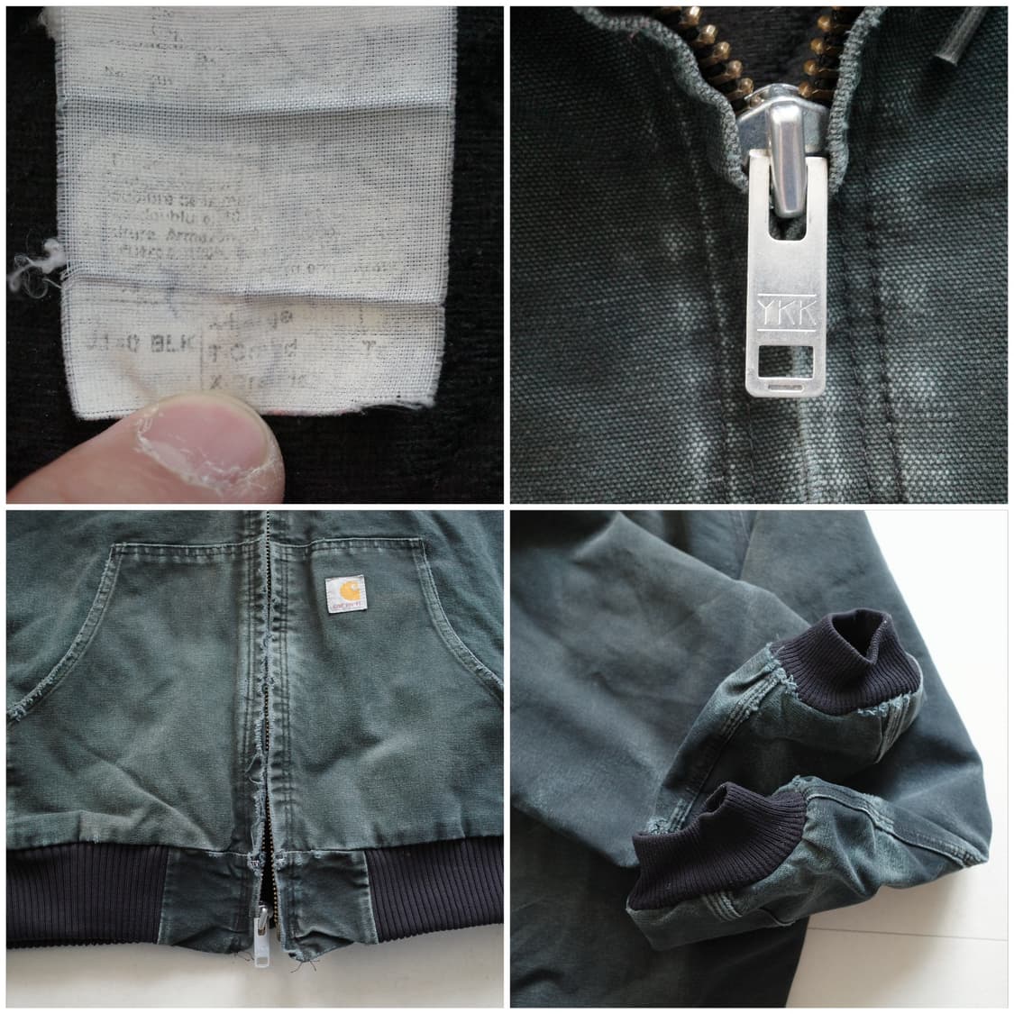 칼하트 J140 BLK 액티브 자켓 블랙 XL 상품이미지5