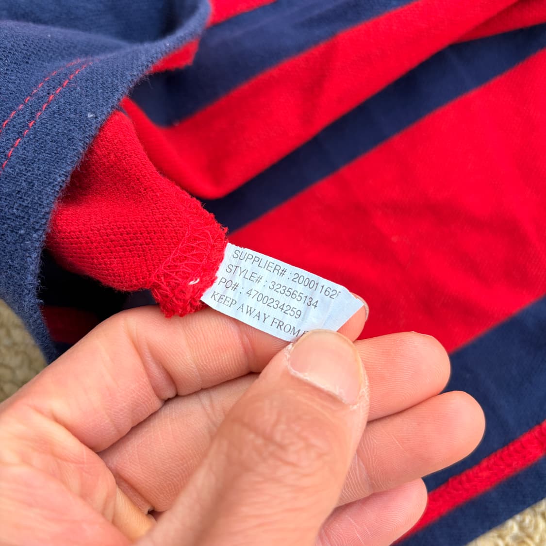 폴로 랄프로렌 블루 빅포니 럭비 PK카라 롱슬리브 상품이미지5