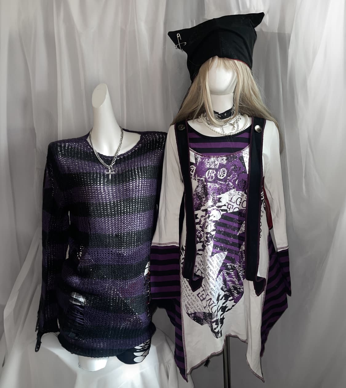 𝕬𝖑𝖌𝖔𝖓𝖖𝖚𝖎𝖓𝖘 펑크 원피스 상품이미지1