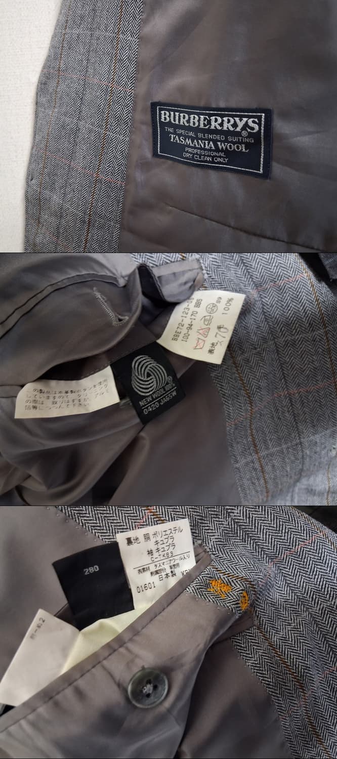 버버리 순모100%울 체크모직쟈켓 남성100
원산지 일본
소재 울100% 상품이미지9