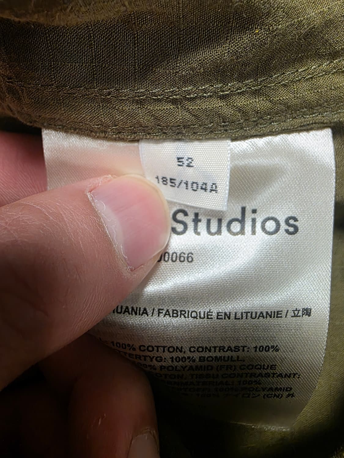 [52] 아크네 OPHION RIPSTOP JACKET 상품이미지4