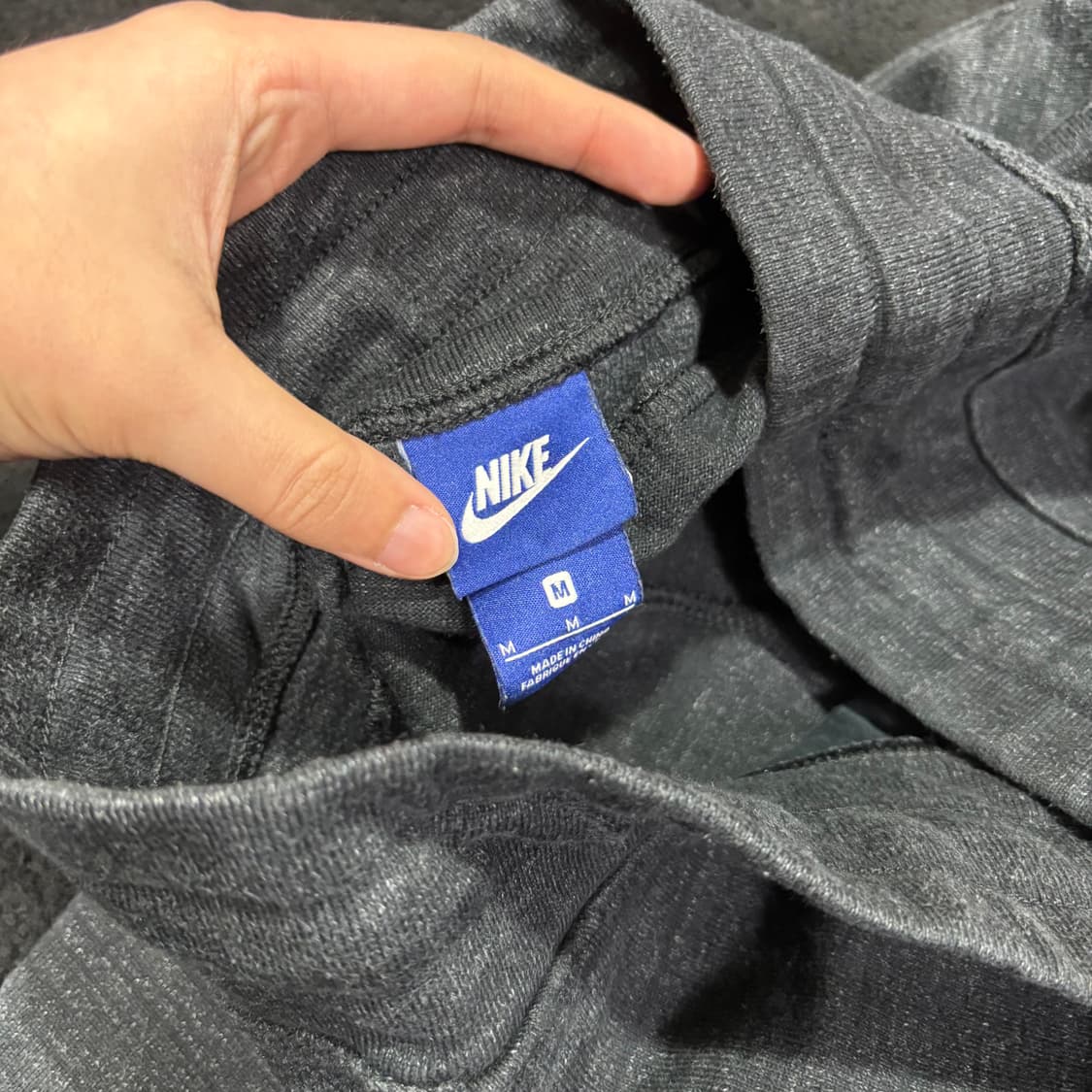 우먼M 나이키 먹색 스웻 조거팬츠 상품이미지3