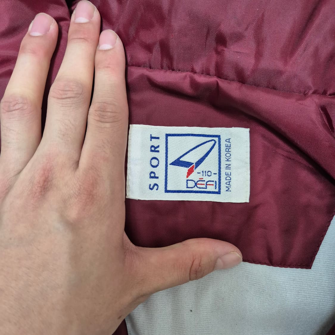 DEFI 스포츠 올드스쿨 빅로고 바람막이 자켓 상품이미지6
