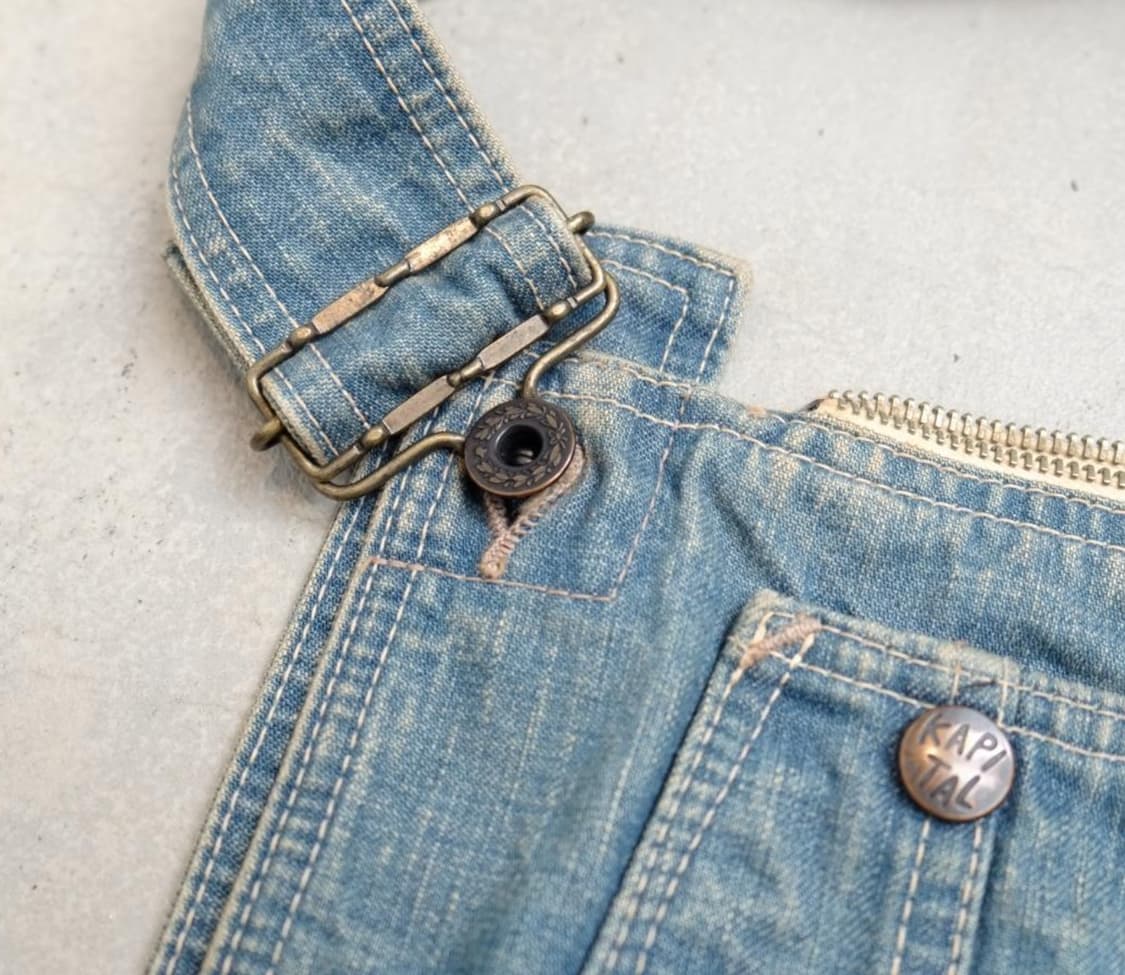 Kapital 캐피탈 데님 서스펜더백 크로스백 상품이미지5