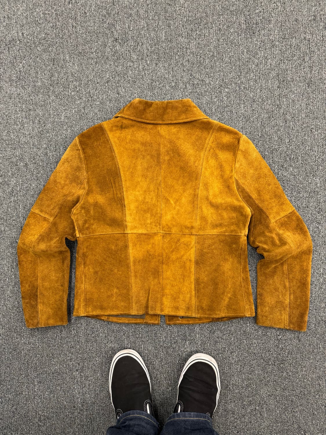Vintage 여성 염소가죽 스웨이드 자켓 상품이미지5
