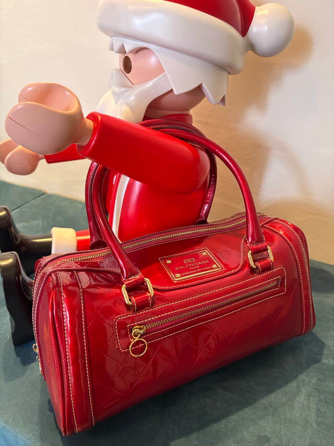발렌시아가 레드 토트백 상품이미지8