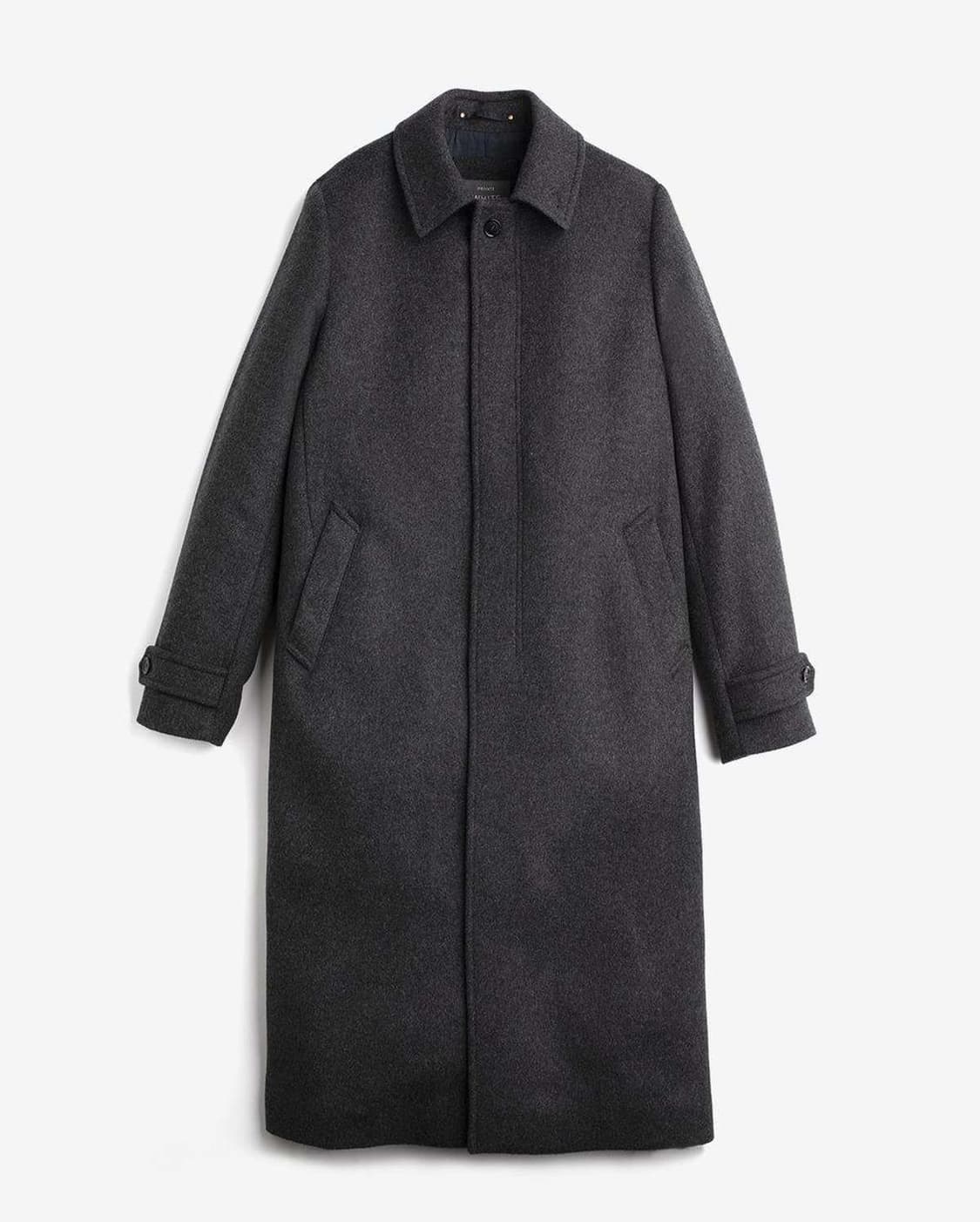 프라이빗화이트 차콜그레이 탑코트 5사이즈(105) 상품이미지1