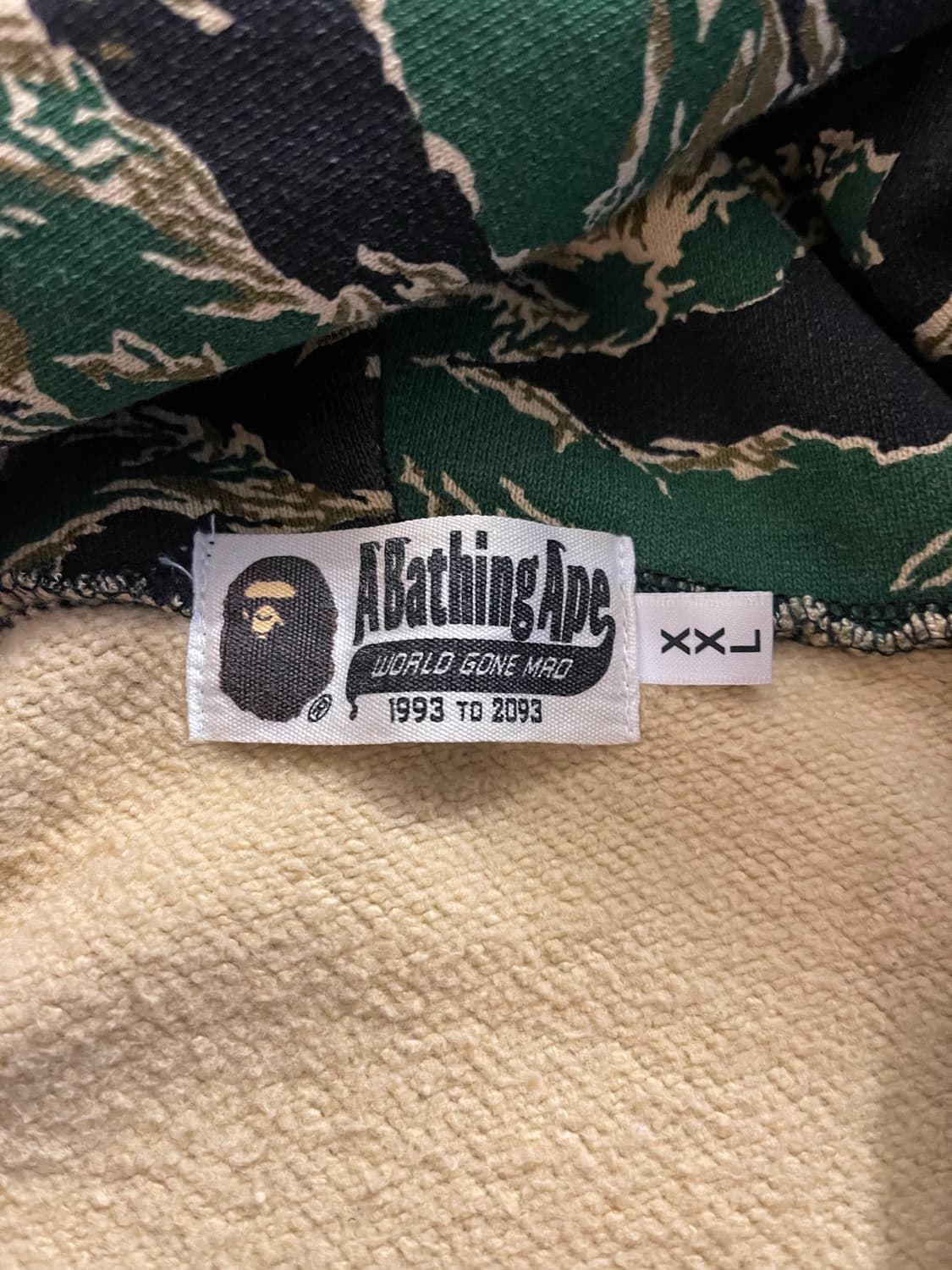 베이프 Ursus 타이거카모 풀집업 후디 상품이미지5