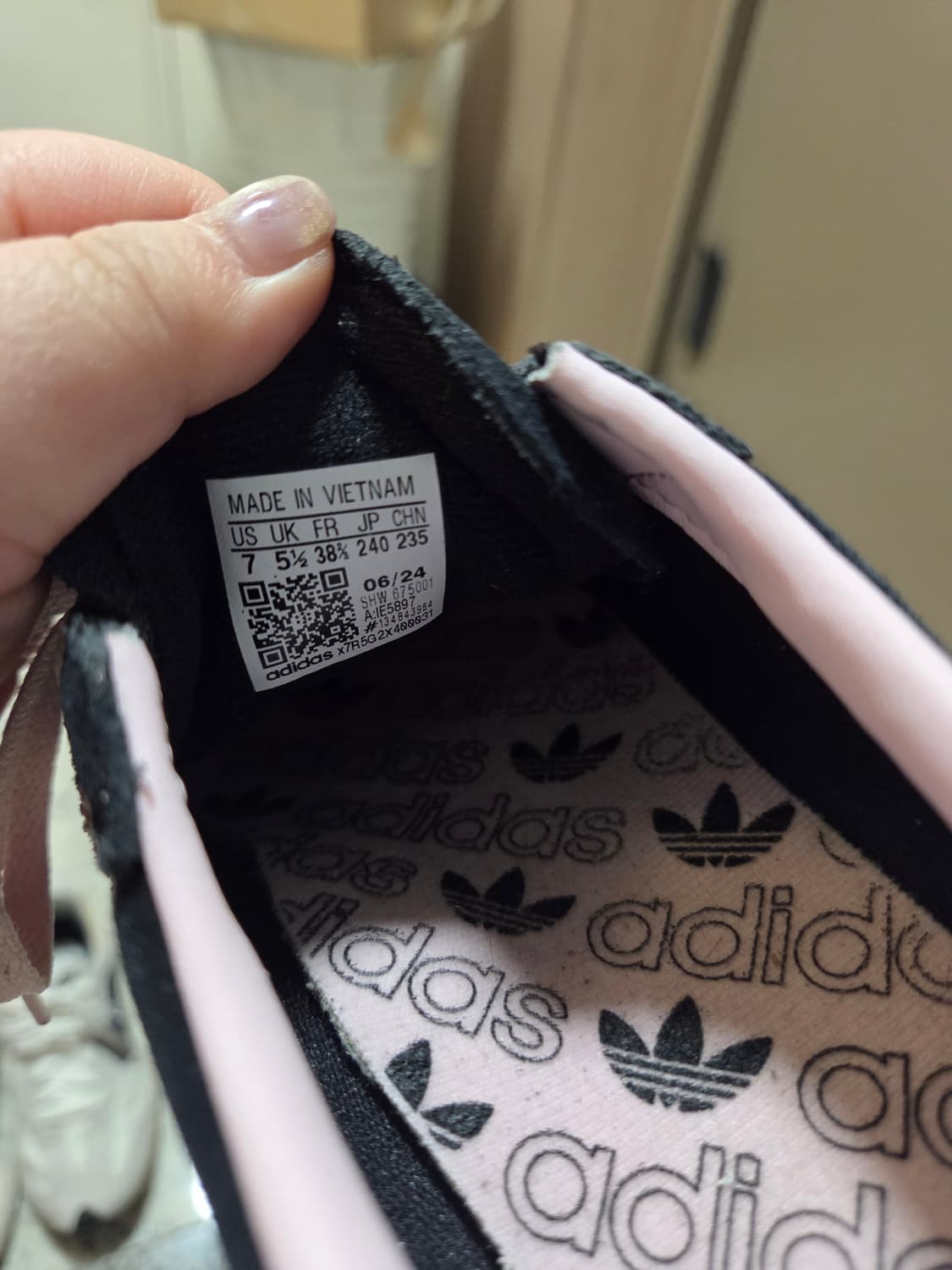 아디다스 스페지알 핸드볼 블랙핑크 240 상품이미지3