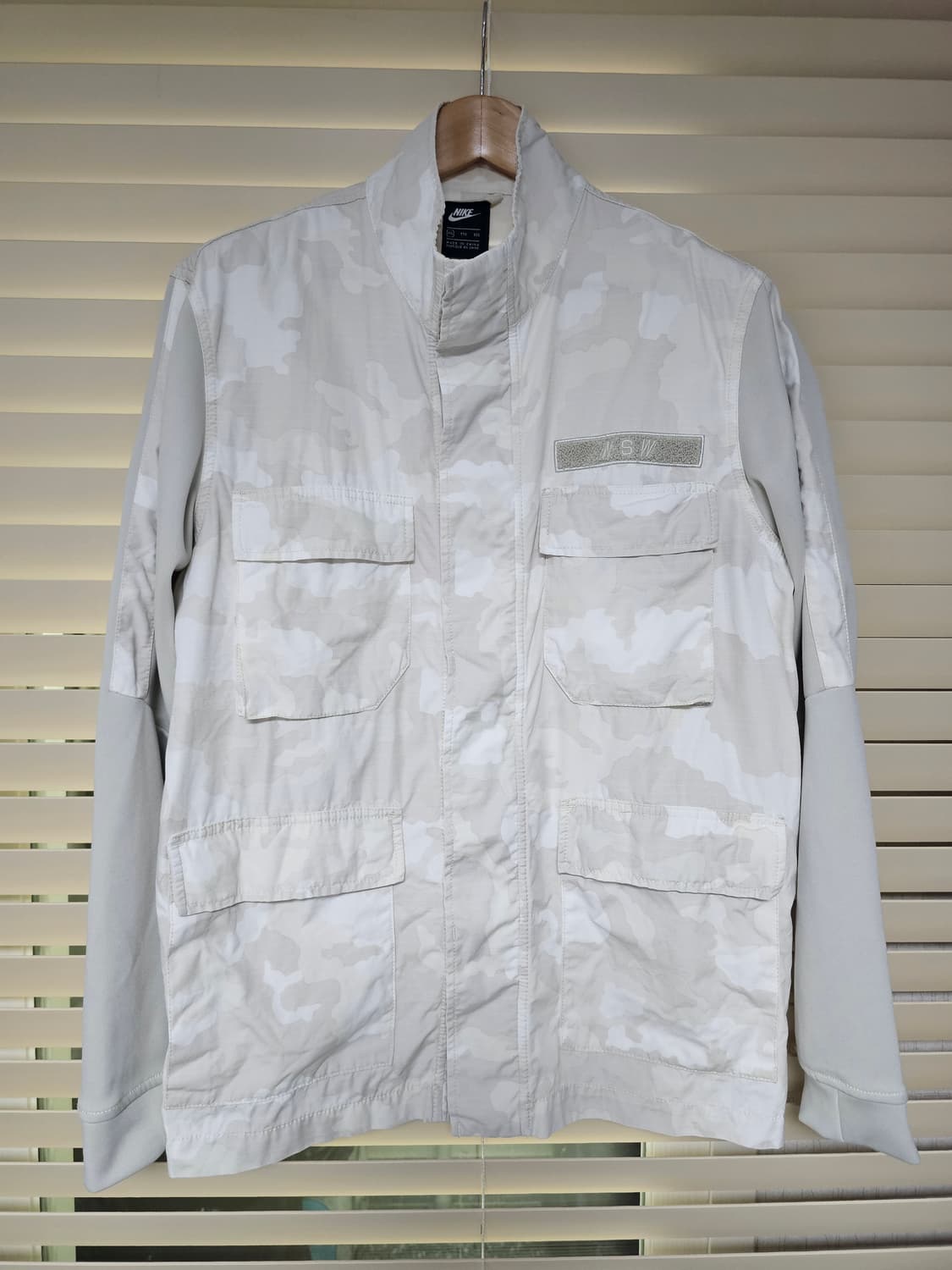 나이키 NSW 화이트 카모 밀리터리 자켓 XXL(110) 상품이미지1