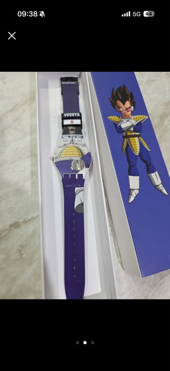 Swatch x 드래곤볼 베지터 시계 상품이미지2