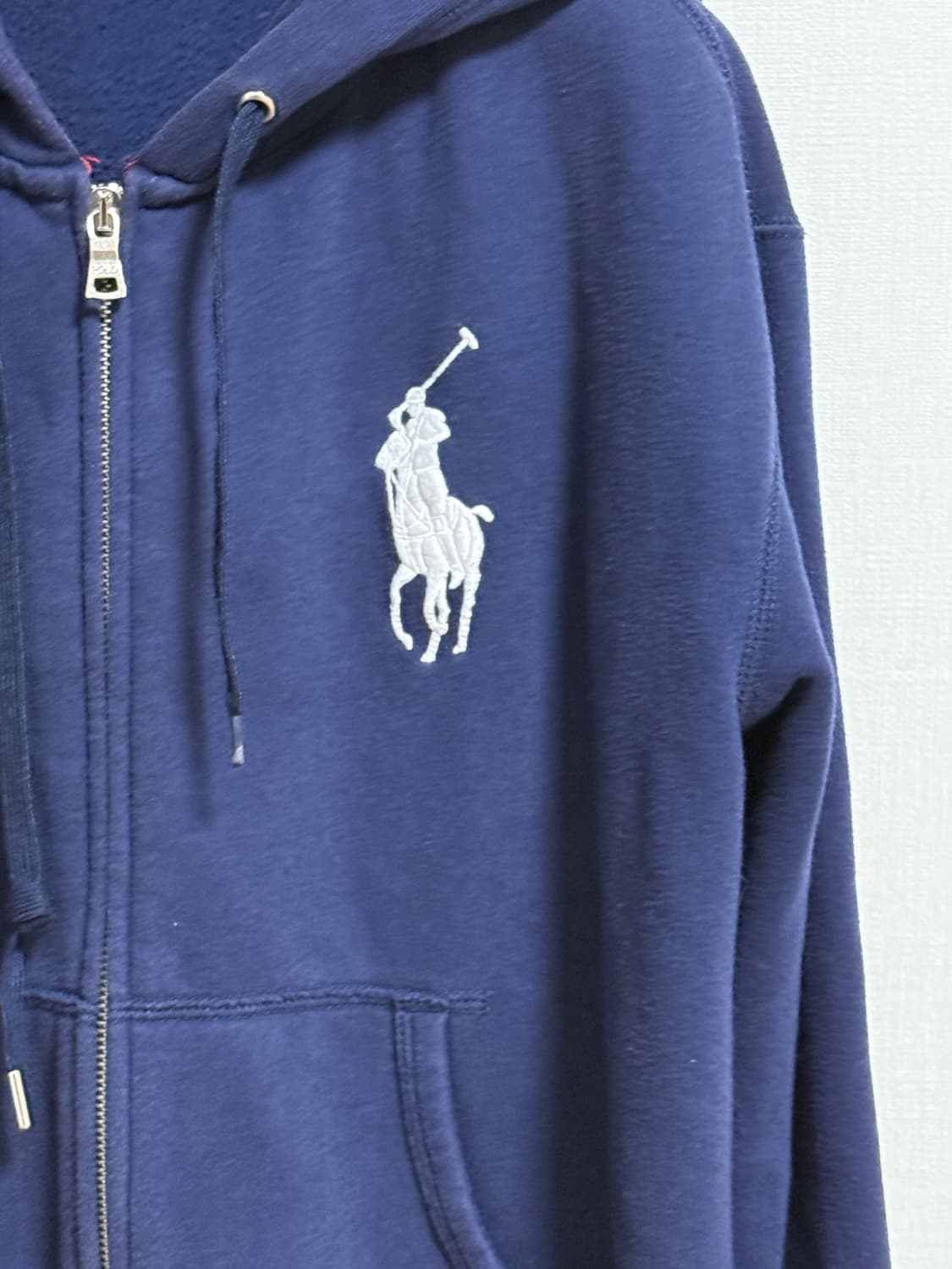 폴로 랄프로렌 네이비 후드집업 S 상품이미지2