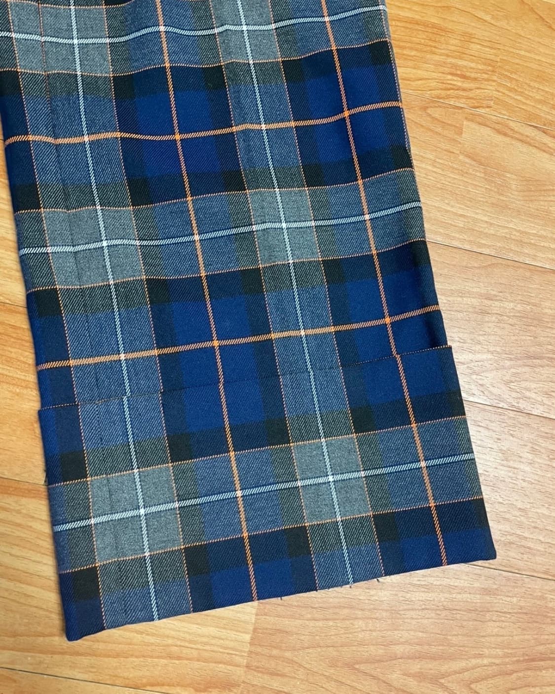 자라 우먼 하이웨이스트 체크바지 (XS) 상품이미지2