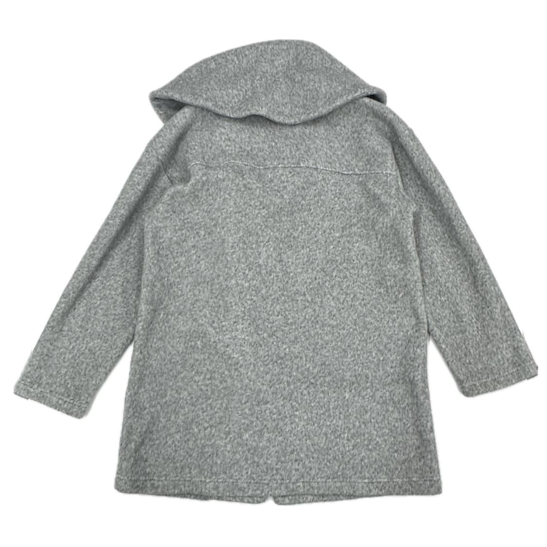 케이프st 그레이 코트 아우터  히메갸루 그런지  베이직 미디코트 루즈핏 상품이미지3