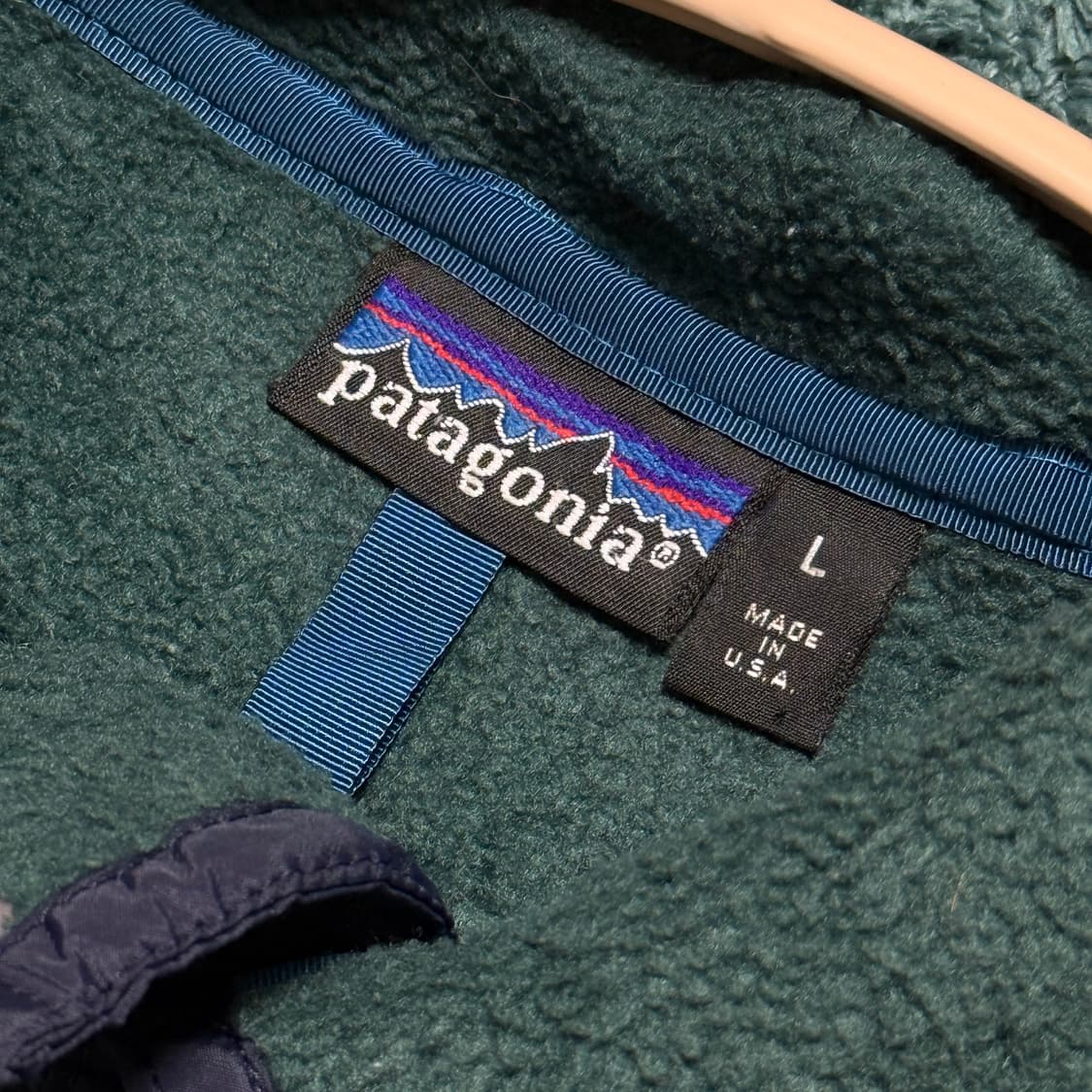 파타고니아 Usa 90s 신칠라 그린 풀오버L 상품이미지6